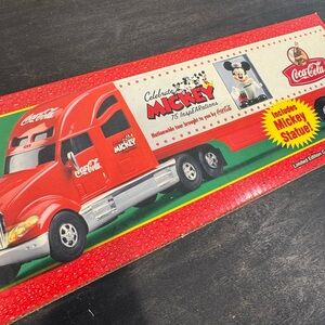 Coca-Cola Green and Red Mickey 2004 Tour Carrier Box Art